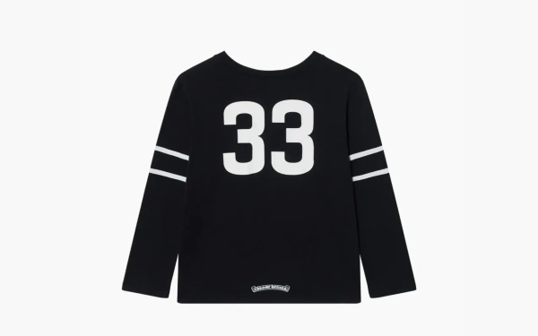 Chrome Hearts 33 Horseshoe Logo Long Sleeve Tee Black 