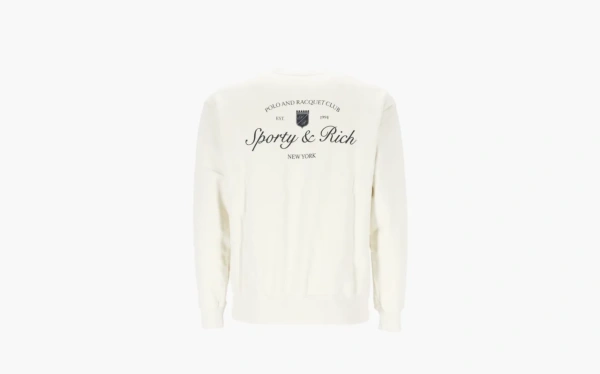 Sporty & Rich Syracuse Crewneck SS24 Beige 
