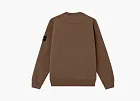 Stone Island Organic Cotton Fleece Crewneck Sweatshirt Umber