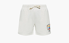 Casablanca Cotton Embroidered-logo Shorts White