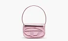 Diesel 1DR Shoulder Bag Mirrored Leather Pink
