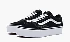 Vans Old Skool Platform Black White