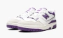 New Balance 550 White Purple 