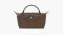 Longchamp Le Pliage Green Handle Pouch Terra 