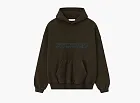 Fear of God Essentials Heavy Fleece 90s Hoodie Brown