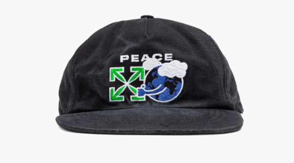 Off-White Peace Worldwide Cap Black 