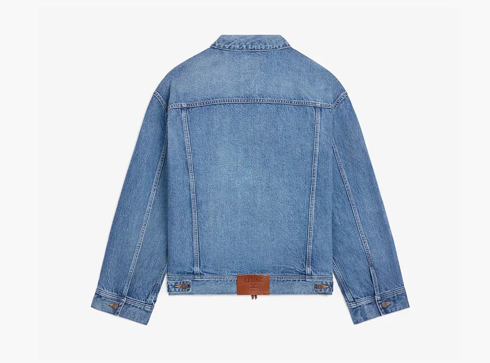 Celine Trucker Jacket Clear Waterfall