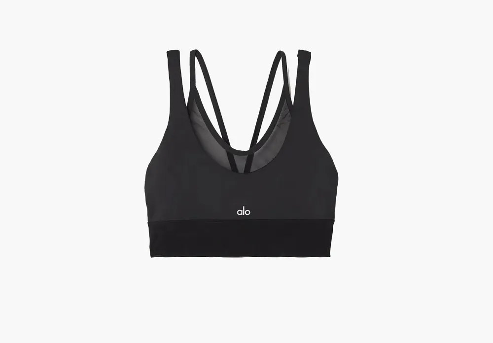 Alo Yoga Airlift Double Trouble Bra Black
