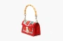 Miu Miu Embroidered Top Handle Bag "Red" 