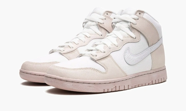 Nike Dunk High Retro PRM Cracked Leather Swoosh 