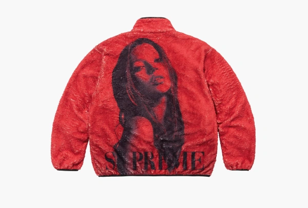 Supreme Kate Moss Fleece Jacket Red 