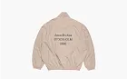 Acne Studios Logo Zipper Jacket Beige