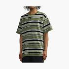 Carhartt WIP Striped T-Shirt Olive Green