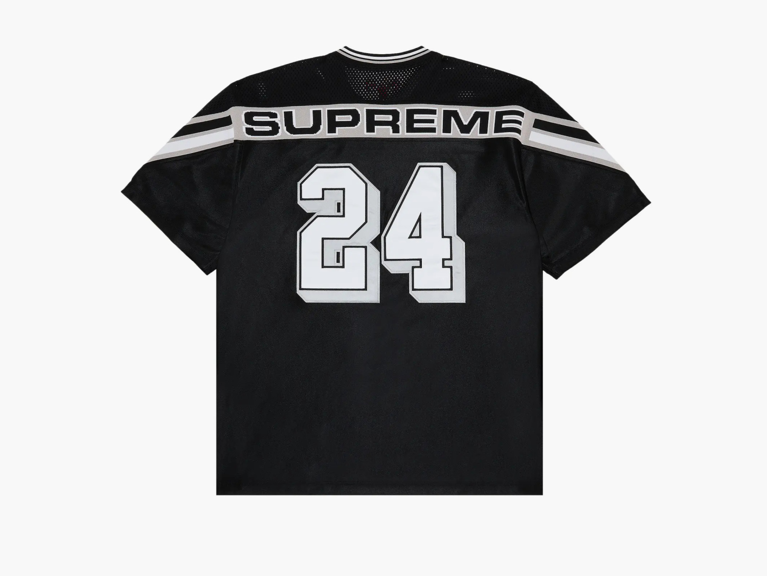 Supreme Jacquard Rib Football Jersey "Black" 
