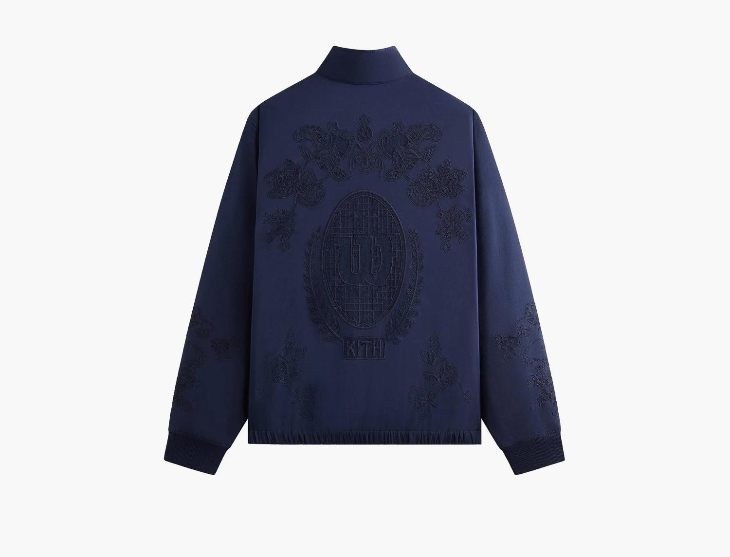 Kith x Wilson Embroidered Mesh Track Jacket Nocturnal 