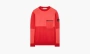 Stone Island Lightweight Cotton Sweatshirt Red 