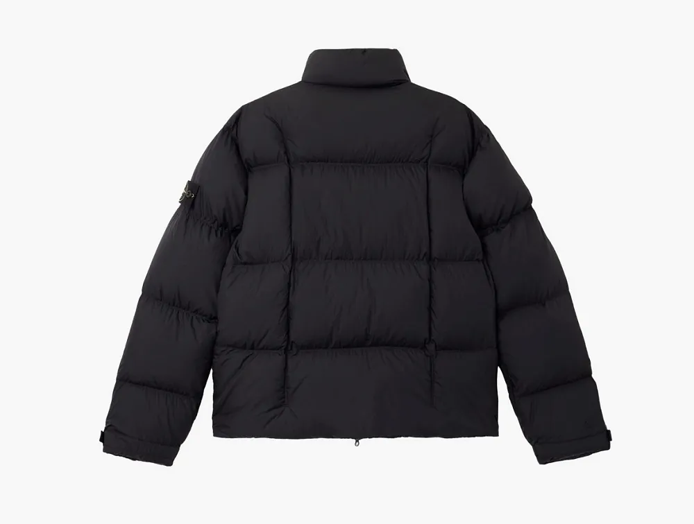 Stone Island Lightweight Stand Collar Down Jacket Black