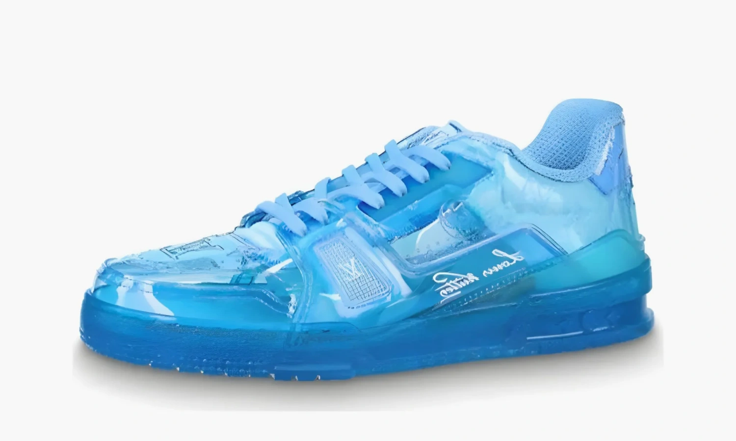 Louis Vuitton Trainer Sneaker Pvc Blue 