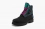 Timberland Heritage Nl Sky 6 Inch Waterproof Boots "Black Nubuck With Print" 