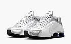 Nike Shox R4 Metallic Silver Deep Royal Blue