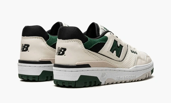 New Balance 550 Sea Salt - Pine Green