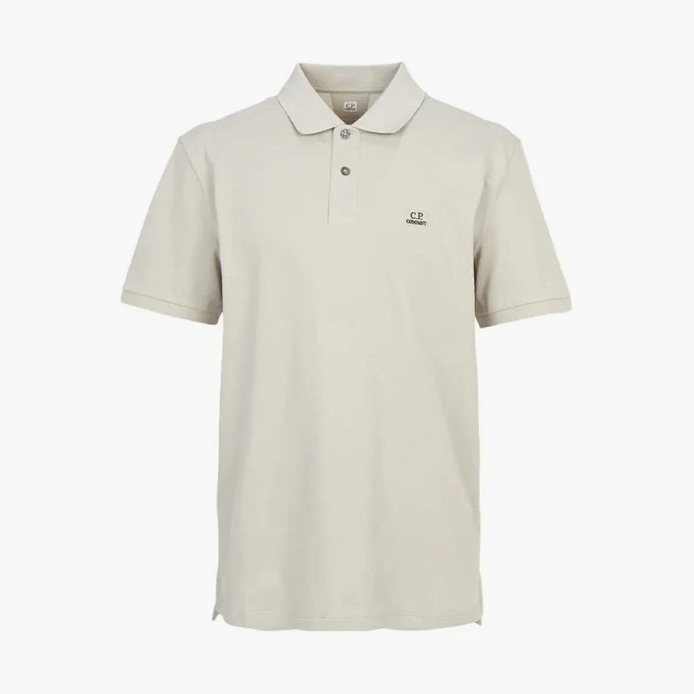 C.P. Company Stretch Piquet Short Sleeve Polo Dove