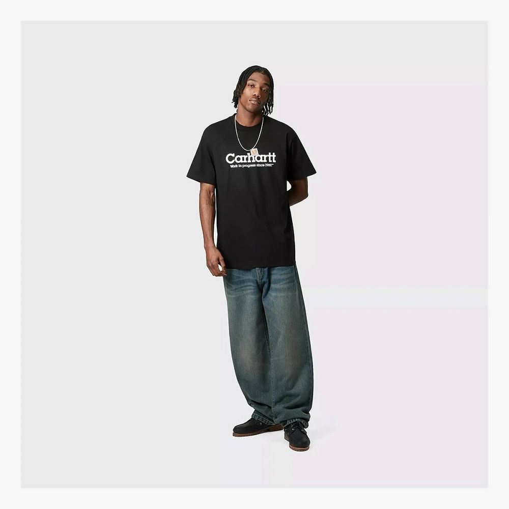 Carhartt WIP Label Script T-Shirt Black
