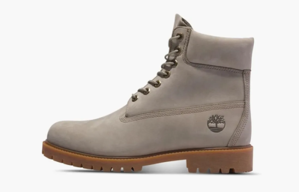 Timberland Heritage 6-Inch Lace-Up Boot Light Taupe Nubuck 