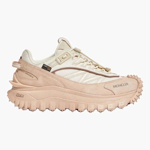 Moncler Trailgrip Lifestyle Shoes Women's Low-top White/Pink 