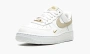 Air Force 1 LO ESSENTIAL MNS WMNS "Toe Swoosh - White / Rattan" 