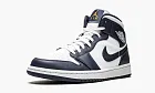 Air Jordan 1 Mid White Metallic Gold Obsidian