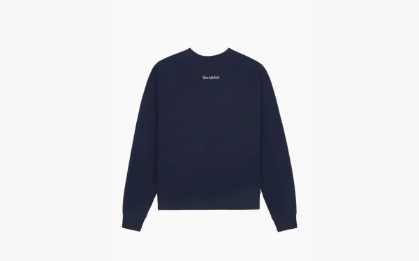 Sporty & Rich Wellness Club Soft Crewneck Sweatshirt Blue 