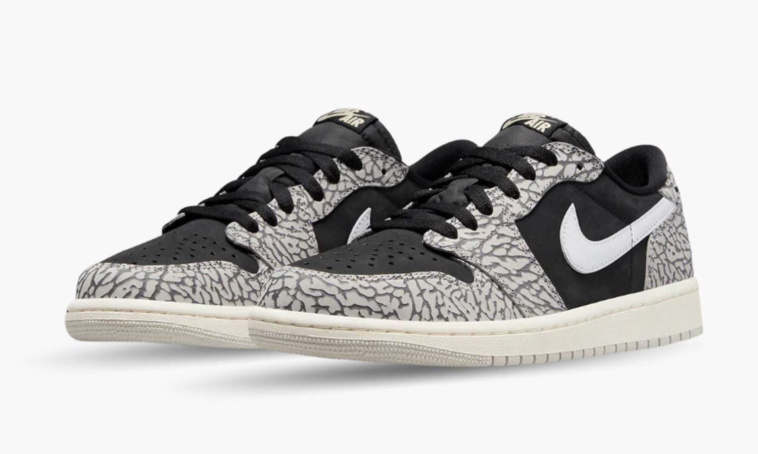 фото Air Jordan 1 Retro Low OG "Black Cement" (Air Jordan 1 Low)-CZ0790 001