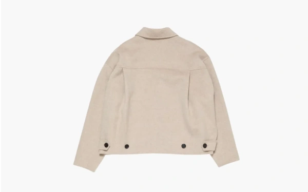 Acne Studios Lightweight Jackets for Men Oatmeal Melange 