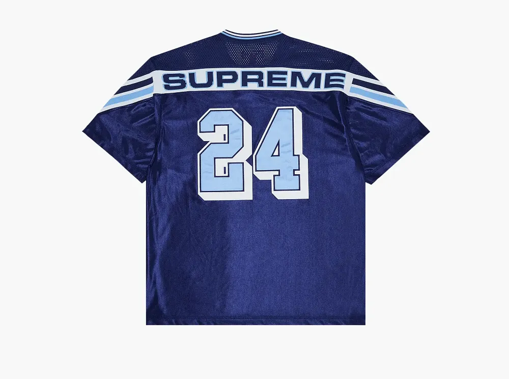 Supreme Jacquard Rib Football Jersey 'Navy'