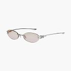 Gentle Monster Musubi 02(BRG) Sunglasses Silver / Brown