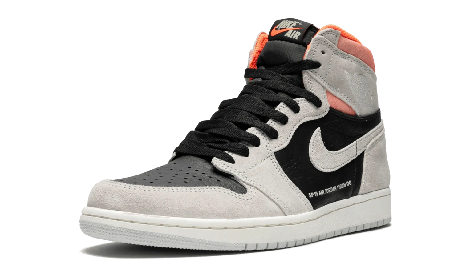 Air Jordan 1 High OG Neutral Grey / Hyper Crimson 