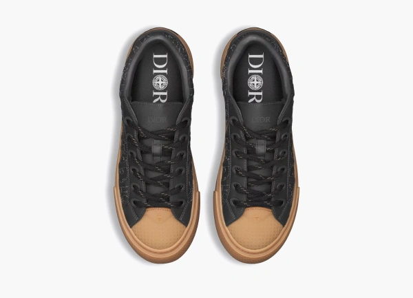 Stone Island x Dior B33 Skateboard Shoes Black 