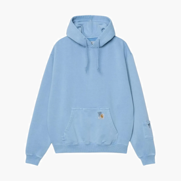 Carhartt WIP x Invincible FW24 Hooded Pigment Dyed Sweatshirt logo 