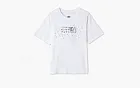 MM6 Maison Margiela Destroyed Logo Print T-Shirt White