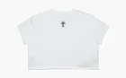 Chrome Hearts Embroidered Crop Logo White