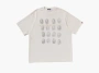 A Bathing Ape Garment Dye Logo Relaxed Fit Tee Ivory 