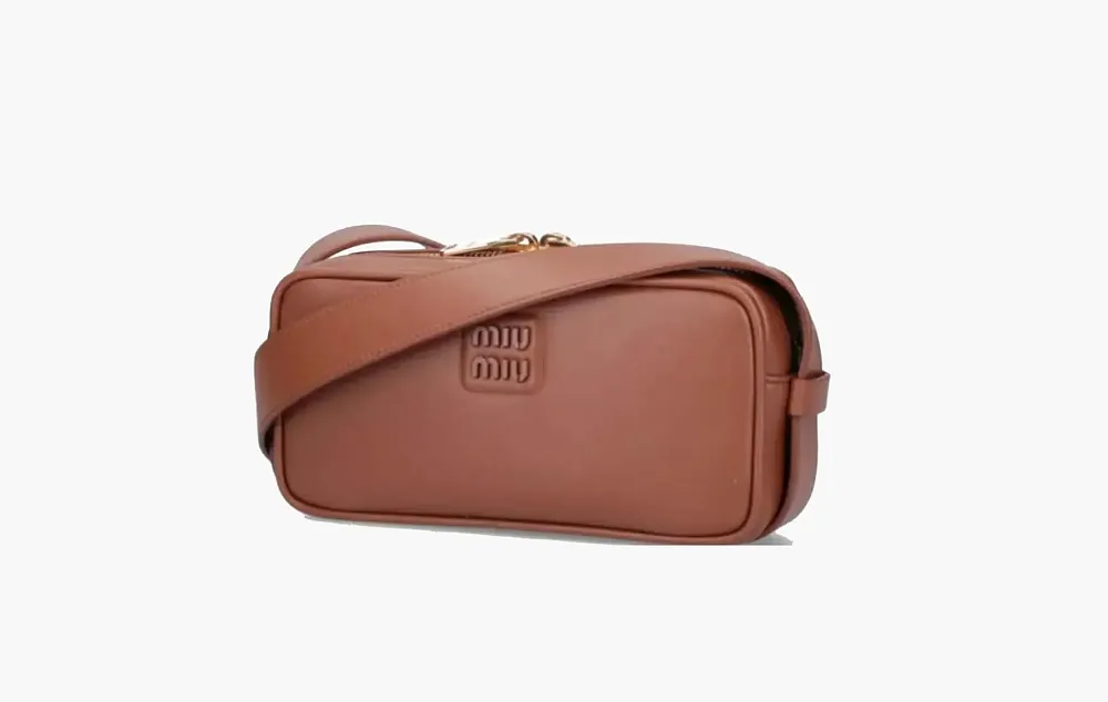 Miu Miu Arcadie Shoulder Bag Brown
