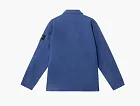 Stone Island Compass Cotton Canvas Overshirt Blue