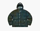 Supreme x Stone Island Painted Camo Crinkle Down Jacket Dark Teal