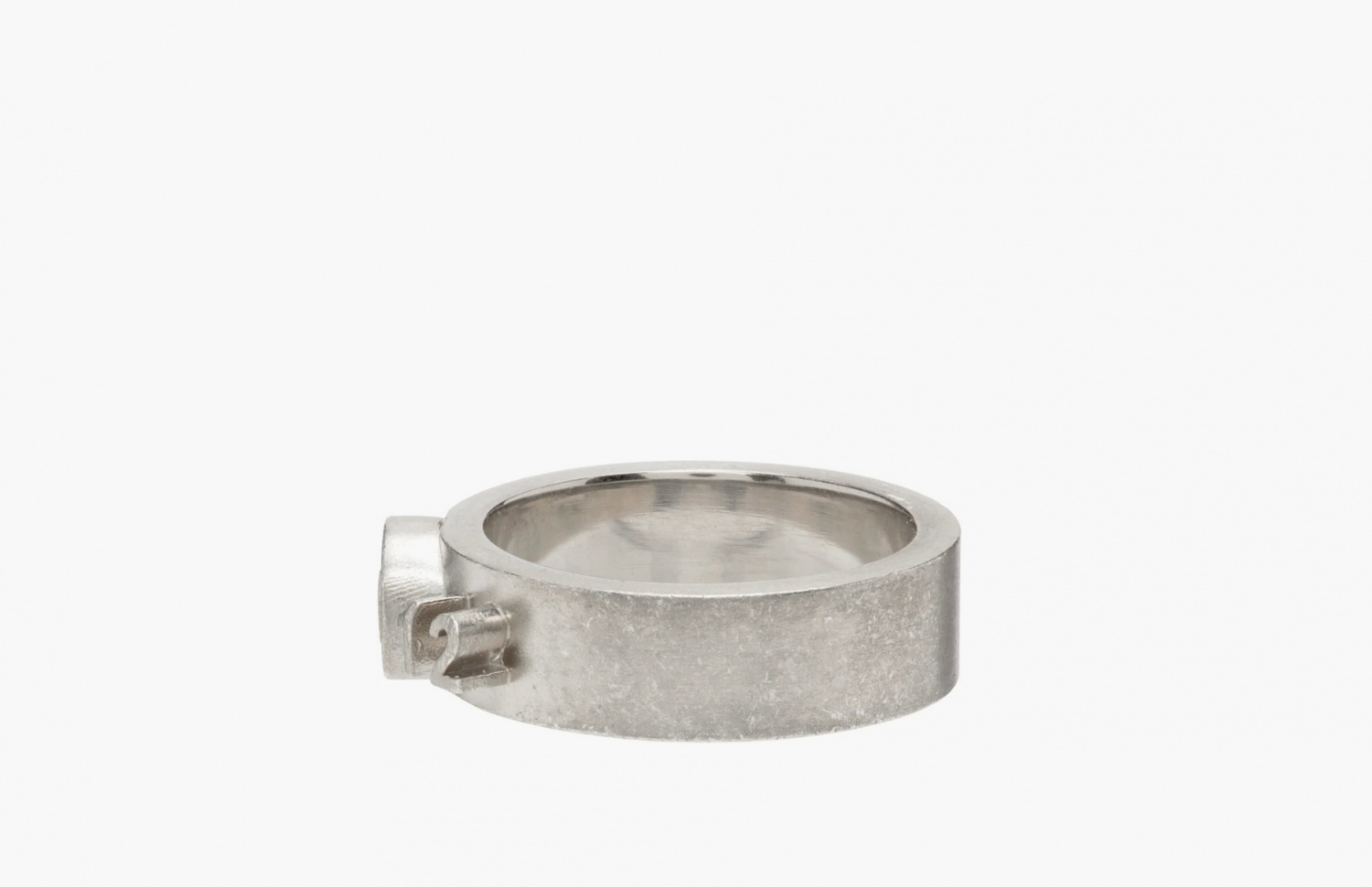 Maison Margiela Silver Numerical Logo Ring 