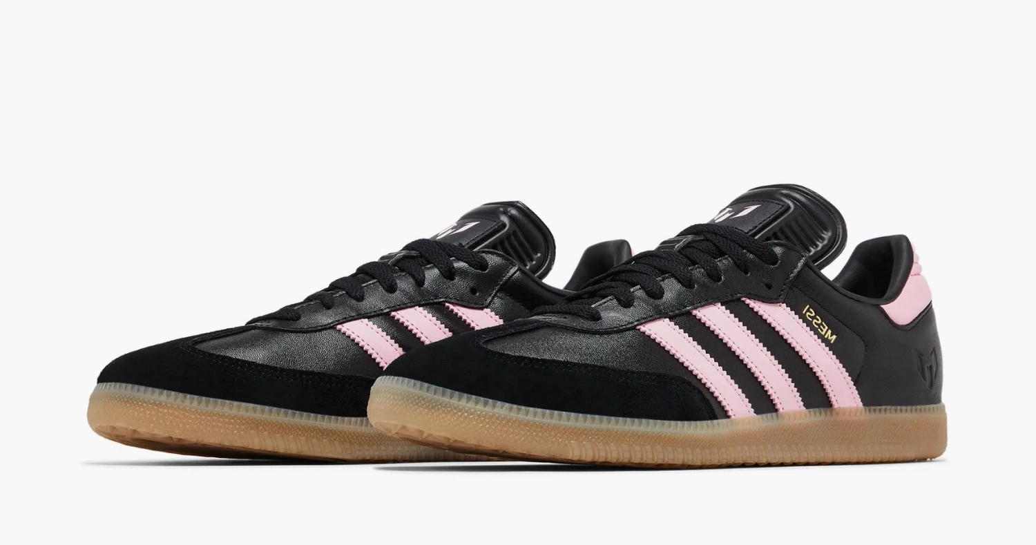 Adidas Samba x Lionel Messi Inter Miami CF - Debossed Away Kit 