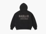Supreme x MM6 Maison Margiela Eagle Zip Up Hooded Sweatshirt Black 