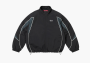 Supreme Contrast Piping Track Jacket Black 