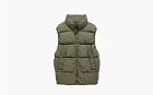 C.P. Company Logo Down Vest Khaki